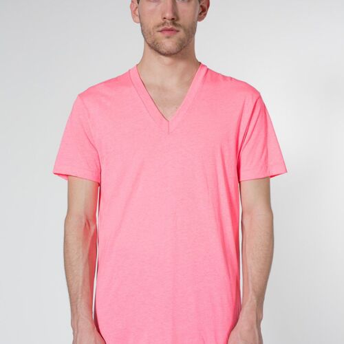 BB456 Poly-Cotton S/S V-Neck T-Shirt Thumbnail